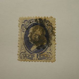 USA Stamp Scott # 145 Ultramarine