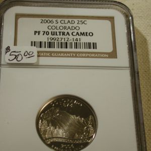 2006 S Clad 25C Colorado PF70 Ultra Cameo NGC