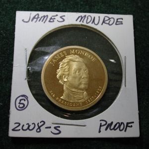2008-S James Monroe One Dollar Proof
