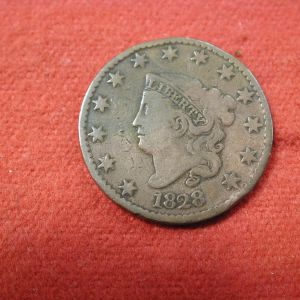 1828 U.S Large Cent (Large Narrow Date) Very Fine