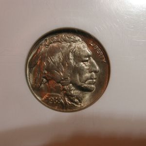 1938-D Five Cent Buffalo Nickel NGC Certified MS 66 Denver Mint