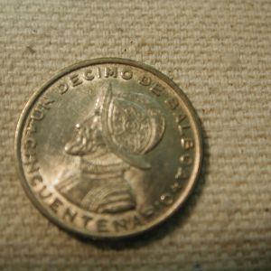 1953 Panama 1/10B K18 Uncirculated