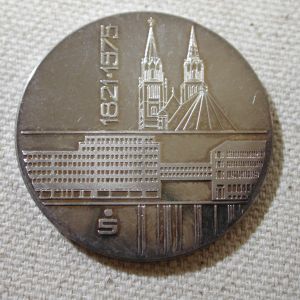 1975 Neubau der stadt Sparkasse Nurnberg commemorative coin