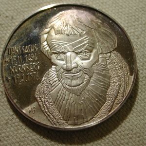 1976 Hans Sachs commemorative coin 40mm