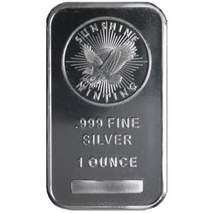 1 oz Silver Bar - Sunshine Mint - SMI (Sealed)