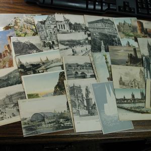 34 German Early 1900's Post Cards All Undivided Backs, Very Good Condition