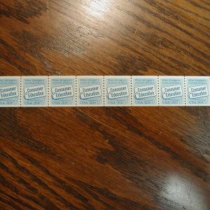 US #2005 PL #4 20¢ - 1982 Consumer Education Coil Stamp Strip of 10 /NH