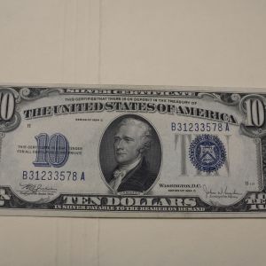 U.S Ten Dollar Silver Certificate FR# 1704 Uncirculated Crisp