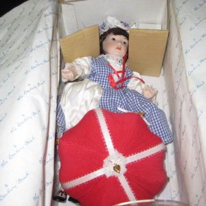 Danbury Mint Little Miss Muffet New in Box Storybook Doll