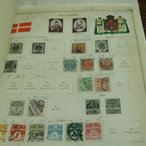 Denmark 1858 - 1937 cancelled hinged