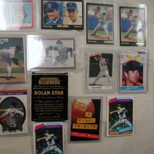 Nolan Ryan Topps-Fleer-Upper Deck Lot of 25 Baseball cards