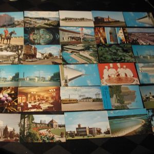 100 Mixed postcards used & unused mostly Canada some California