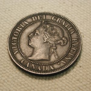 1897 Canada One Cent Extra Fine #KM7