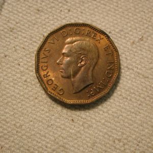 1943 Canada Five Cent Uncirculated #KM40