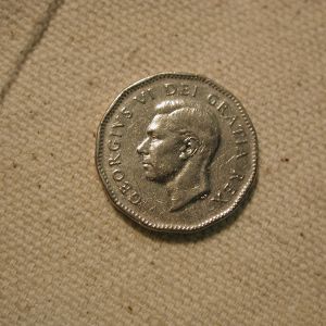 1950 Canada Five Cents Uncirculated #KM42