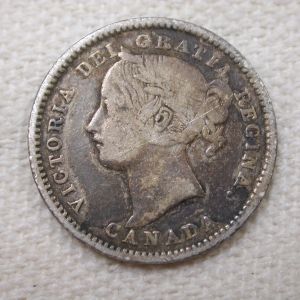 1896 Canada 10 Cents Very Fine +