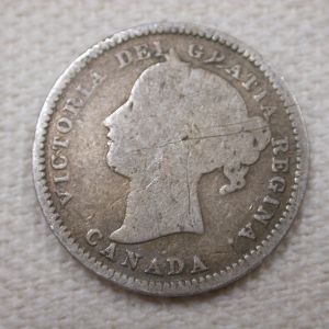 1900 Canada 10 Cents Very Fine +