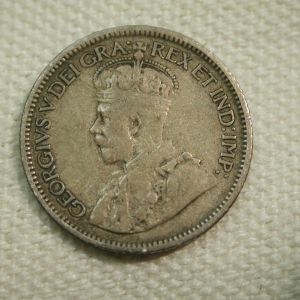 1918 Canada 10 Cent About Uncirculated