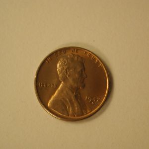 1942-D Red U.S Lincoln Wheat Cent Gem Uncirculated+