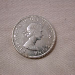 1958 Canada Silver Dollar Uncirculated Totem