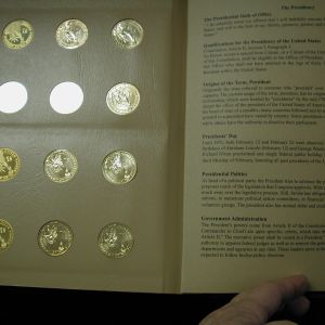 2007-2011 US Presidential Dollar P-D-S (60 Coins) Complete Set in Dansco 8184