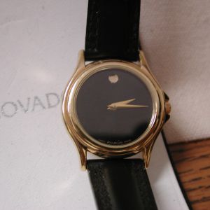 New Old stock Movado Museum 87-E4-0823 Box & tags