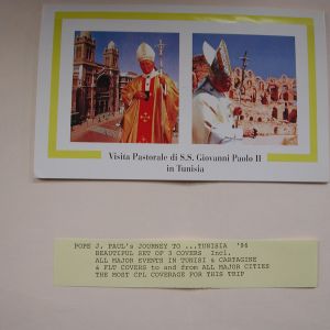 Pope John Paul II-Trip to Tunisia -3 Covers-1996