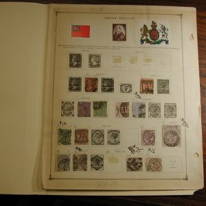 Great Britain collection 82 stamps 1840-1940 Scott catalogue value over $600
