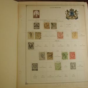 Luxembourg 1859-1939 stamp collection