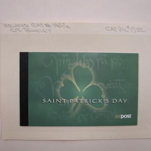 Saint Patricks Day Stamp Booklet -#1457a  CPL Stamp Booklet