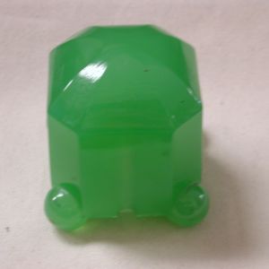 Houze Art Glass Cigar  Lighter Casing Green Jadeite 1930s USA