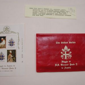 Pope John Paul II-The Golden Series-Trip to Austria - 6 Postcards