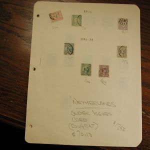 Netherlands 1876-1938 collection of 101 stamps used