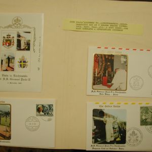 Pope John Paul II-The Golden Series-Trip to France -3 Postcards