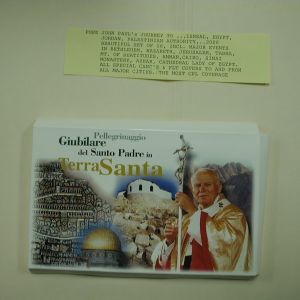 Pope John Paul II-Trip to Middle East - 16 Postcards-2000
