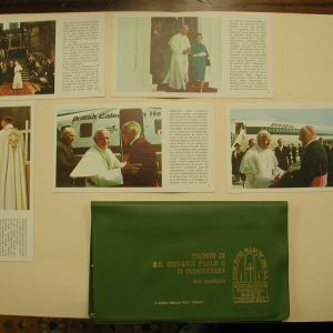 Pope John Paul II-Trip to United Kingdom-10 Postcards 1982