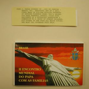 Pope John Paul II-Visit to Brazil-6 Postcards 1997