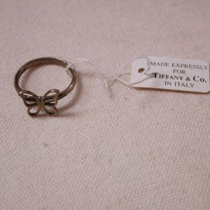 Tiffany & Co sterling silver Butterfly ring Size 6 1/4 with vintage tags