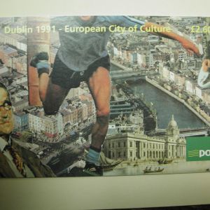 Ireland-European City of Culture Stamp Booklet- #844-7 New POST