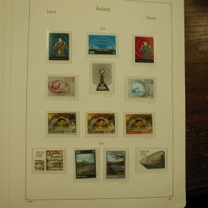 1976 & 1977 Complete MINT Ireland Mounted Stamps