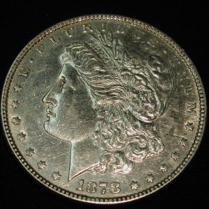 1878 U.S Morgan Silver Dollar About Uncirculated