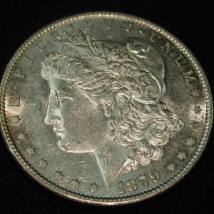 1879-S 3rd Reverse U.S Morgan Silver Dollar Choice Uncirculated