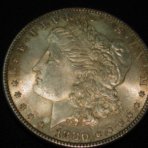 1880 U.S Morgan Silver Dollar Choice Uncirculated