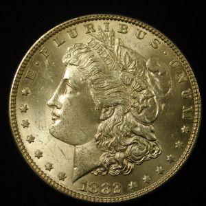 1882 U.S Morgan Silver Dollar Choice Uncirculated