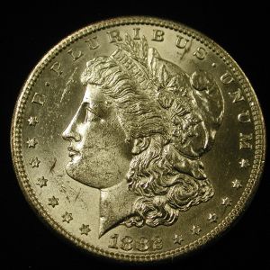 1882-S U.S Morgan Silver Dollar About Uncirculated