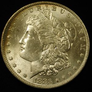 1883-O U.S Morgan Silver Dollar Choice Uncirculated+