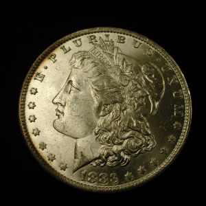 1883-O U.S Morgan Silver Dollar Choice Uncirculated+