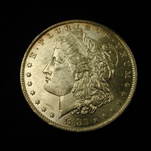 1883-O U.S Morgan Silver Dollar Choice Uncirculated+