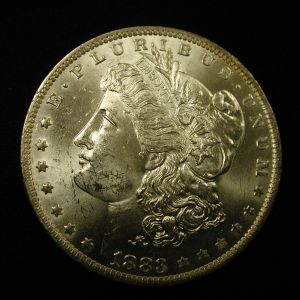 1883-O U.S Morgan Silver Dollar Choice Uncirculated+