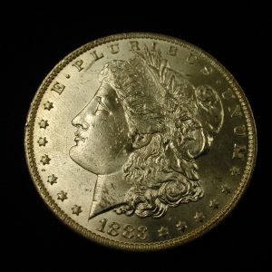 1883-O U.S Morgan Silver Dollar Choice Uncirculated+